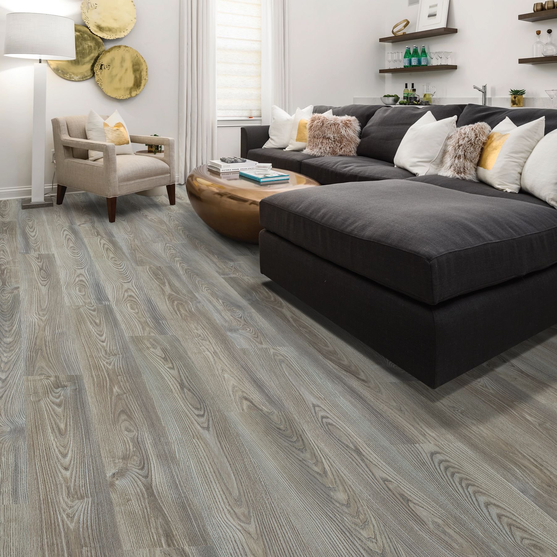 gray lvt floor from Expressway Carpet in Mobile, AL